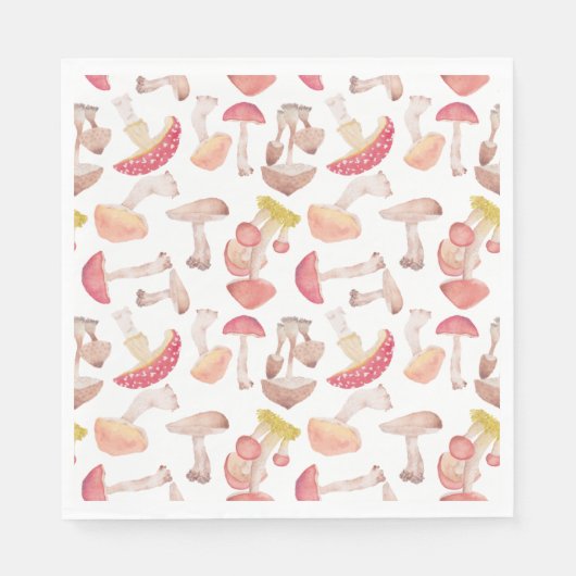 Serviette En Papier Champignons sauvages (Devant)