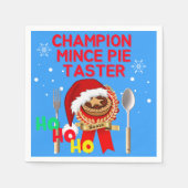 Serviette En Papier Champion à tarte (Devant)