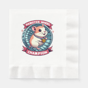 Serviette En Papier Champion de roue de hamster