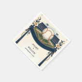 Serviette En Papier Champion Team Ball Field Mariage de baseball (Coin)