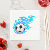 Serviette En Papier Championnat de football (En situation)