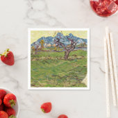 Serviette En Papier Champs à proximité des Alpilles Vincent van Gogh (En situation)