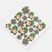 Serviette En Papier Chanceux Et Sauvage (Coin)