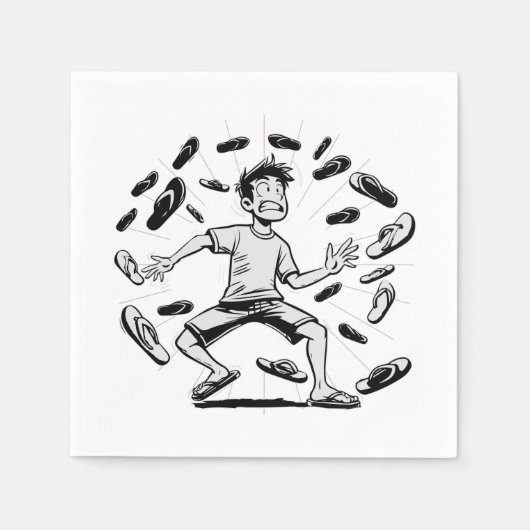 Serviette En Papier Chancla Survivor (à peine) (Devant)