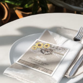 Serviette En Papier Chandails Burlap Lace Wedding shower