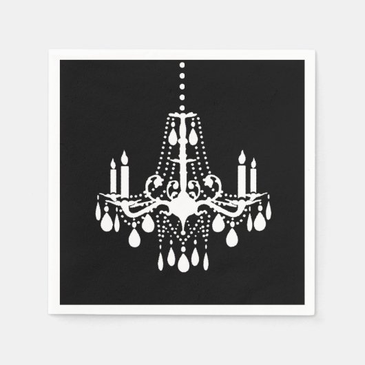 Serviette En Papier Chandelier Napkin (Devant)