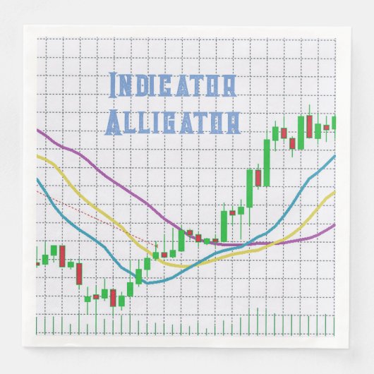 Serviette En Papier Chandelier stock avec Alligator (Devant)