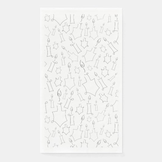 Serviette En Papier Chanoukah (Devant)