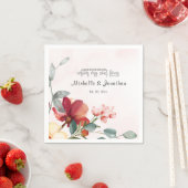 Serviette En Papier Chanson de Salomon 3:4 J'ai trouvé le One Floral (En situation)