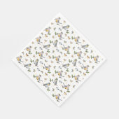 Serviette En Papier Chanson Oiseaux Papier Napkin (Coin)