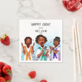 Serviette En Papier Chanteur afro-américain (En situation)