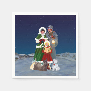 Serviette En Papier Chants de Noël
