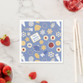 Serviette En Papier Chanukah cookie party (En situation)