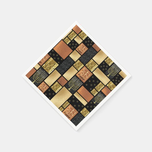 Serviette En Papier Chanukah Sparkley Tiles (Coin)