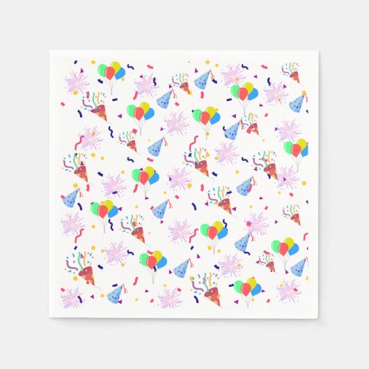 Serviette en papier Chapeau de fête (Devant)