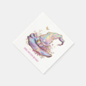 Serviette En Papier Chapeau de Sorcière Iridescent Anniversaire (Coin)