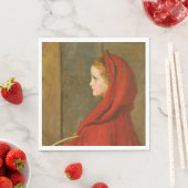 Serviette En Papier Chaperon rouge (par John Everett Millais) (En situation)