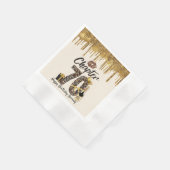 Serviette En Papier Chapitre 70 Empreinte de léopard 70e anniversaire  (Coin)