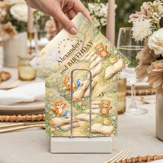 Serviette En Papier Chapitre Deux Tourner les Pages Anniversaire