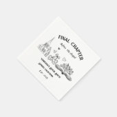 Serviette En Papier Chapitre final Avant la Chapelle Livre Bachelorett (Coin)