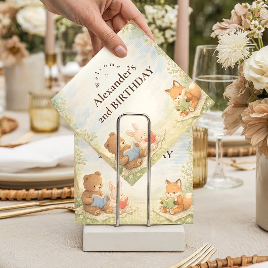 Serviette En Papier Chapter Two Little Reader Birthday