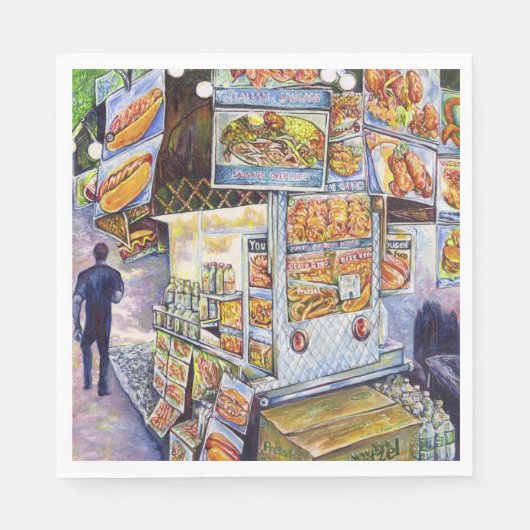 Serviette En Papier Charge de travail artistique extraordinaire (Devant)