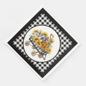 Serviette En Papier Chariot de campagne (Coin)