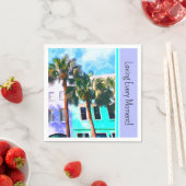 Serviette En Papier Charleston Bachelorette papier Napkin (En situation)