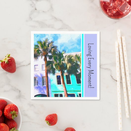 Serviette En Papier Charleston Bachelorette papier Napkin (En situation)