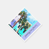 Serviette En Papier Charleston Bachelorette papier Napkin (Coin)