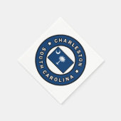Serviette En Papier Charleston Caroline du Sud (Coin)