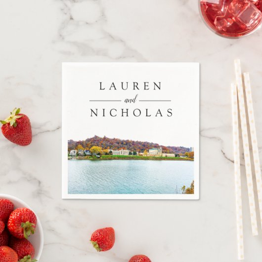 Serviette En Papier Charleston Virginie-Occidentale (En situation)