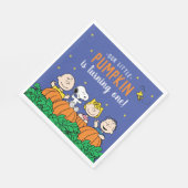 Serviette En Papier Charlie Brown et Gang Citrouille 1er anniversaire (Coin)