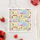 Serviette En Papier Charlie Brown, Snoopy & Sally | Crème glacée (En situation)