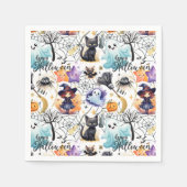 Serviette En Papier Charmante Halloween (Devant)