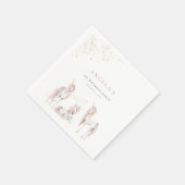 Serviette En Papier Charmante licorne magique Papier Napkin (Coin)