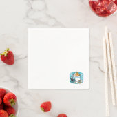 Serviette En Papier Charme d'hiver et cacao chaud - Appels de cacao d' (En situation)