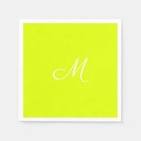 Chartreuse jaune - monogrammed