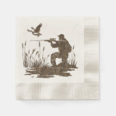 Serviette En Papier Chasse (Devant)