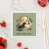 Serviette En Papier Chasse (En situation)