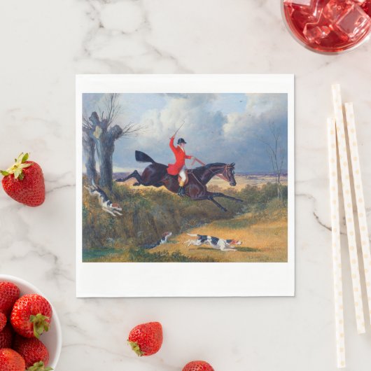 Serviette En Papier Chasse au boeuf Défrichement d'un trou John Herrin (En situation)