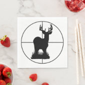 Serviette En Papier Chasse aux cerfs (En situation)