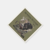 Serviette En Papier Chasse réussie, Deutsch Drahthaar (Coin)