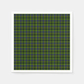 Serviette En Papier Chasse Stewart Tartan (Devant)