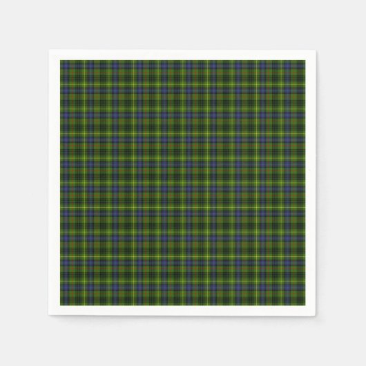 Serviette En Papier Chasse Stewart Tartan (Devant)