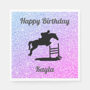 Serviette En Papier Chasseur de cheval Jumper Papier d'anniversaire Na