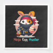 Serviette En Papier Chasseur d'oeufs Ninja (Devant)