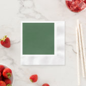 Serviette En Papier Chasseur Green Standard Cocktail Papier Napkin (En situation)
