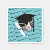 Serviette En Papier Chat (Devant)