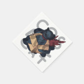 Serviette En Papier Chat cosmique (Coin)